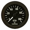 Semi Truck 2 1/16" Mechanical Oil Pressure Gauge By ISSPRO - black 100