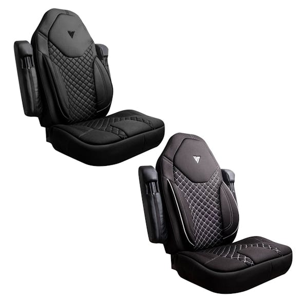 Legacy Silver High Back Semi Truck Premium Orthopedic Seat Cover - default