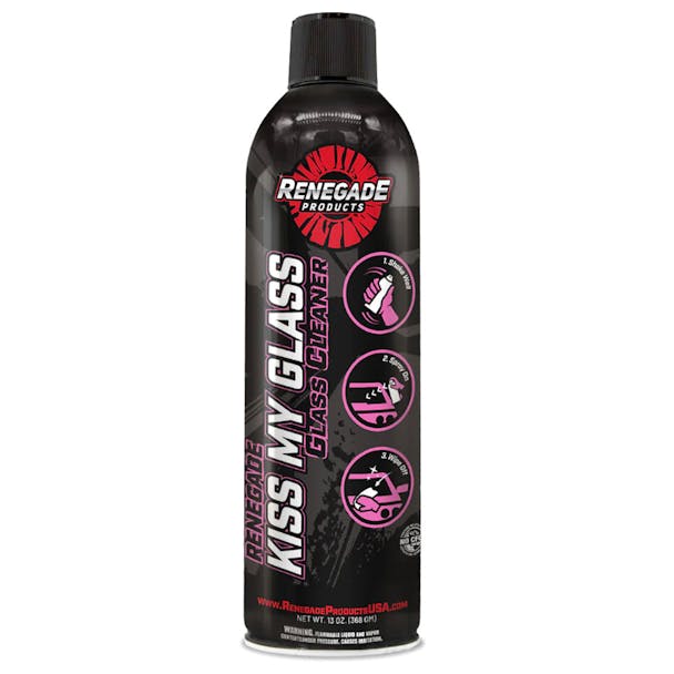 Renegade Kiss My Glass Aerosol Glass Cleaner