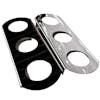 Peterbilt 15" Rear Air Cleaner Bracket Radius Ends with 3 Light Holes (100645) - default