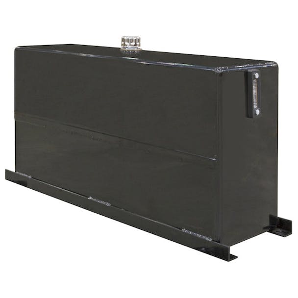 Upright 70 Gallon Fully Baffled Steel Hydraulic Reservoir - tank