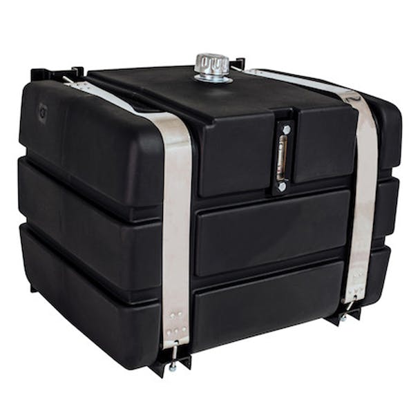 Side Mount Fully Baffled 50 Gallon Polymer Hydraulic Tank (100658) - tank