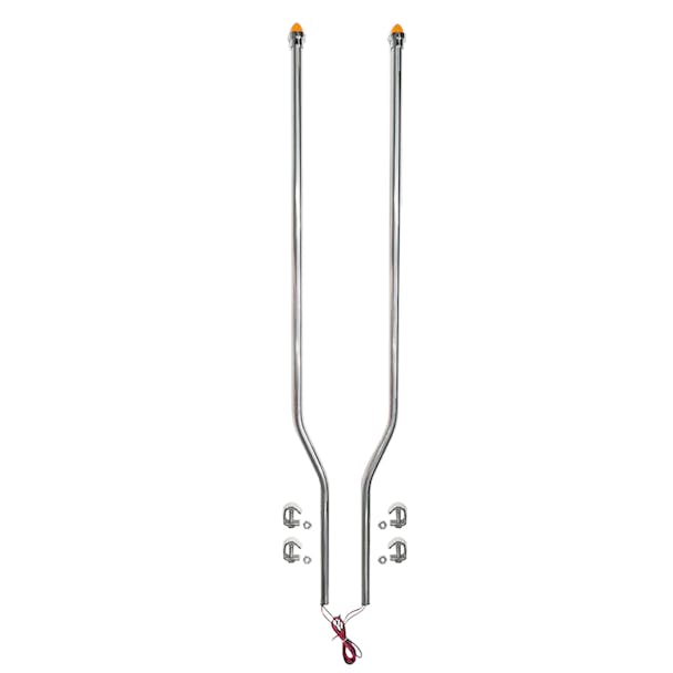 Kenworth Peterbilt Mack Western Star 48" SS LED Bumper Guide (ROA847SA-4810)