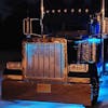 Peterbilt 379 389 Grill Accent RGB LED Light Kit with Remote - blue