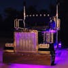 Peterbilt 379 389 Grill Accent RGB LED Light Kit with Remote - purple