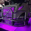 Volvo VNL Grill Accent RGB LED Light Kit with Remote - purple side