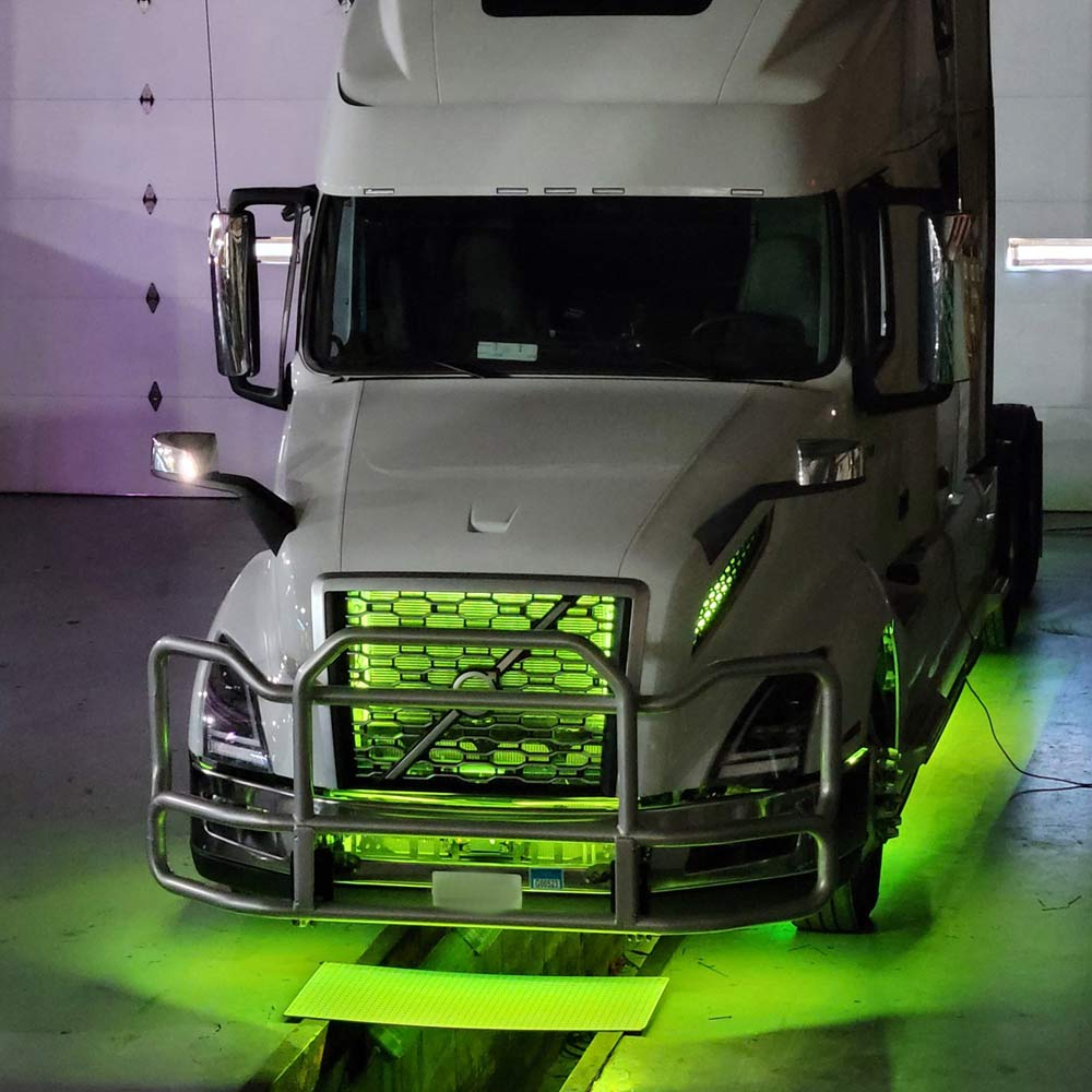 Volvo VNL Grill Accent RGB LED Light Kit with Remote - Raney's