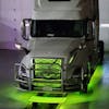 Volvo VNL Grill Accent RGB LED Light Kit with Remote - lime green