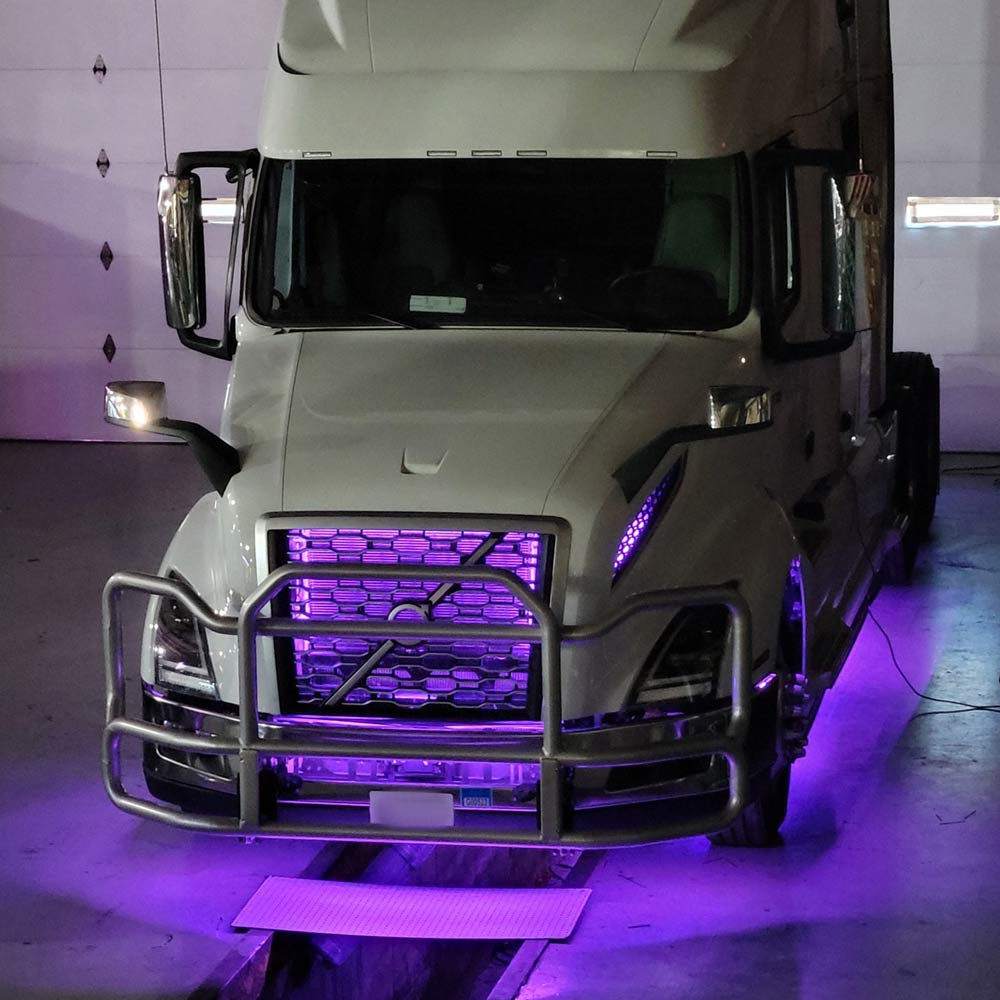 Volvo VNL Grill Accent RGB LED Light Kit with Remote - Raney's
