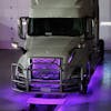 Volvo VNL Grill Accent RGB LED Light Kit with Remote - purple