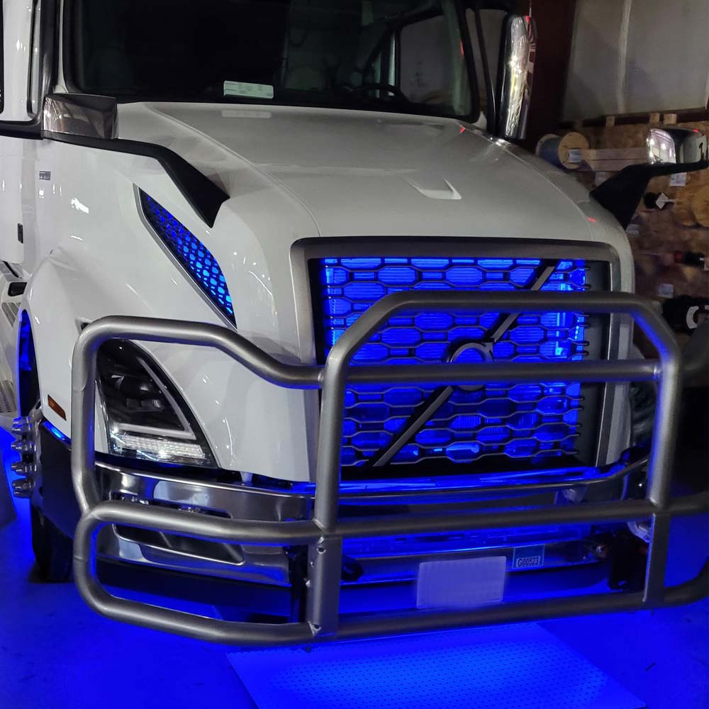 Volvo VNL Grill Accent RGB LED Light Kit with Remote - Raney's
