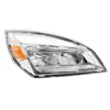 Freightliner Cascadia Chrome High Power LED Headlight 2018-2023 - passenger side