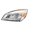 Freightliner Cascadia Chrome High Power LED Headlight 2018-2023 - driver side
