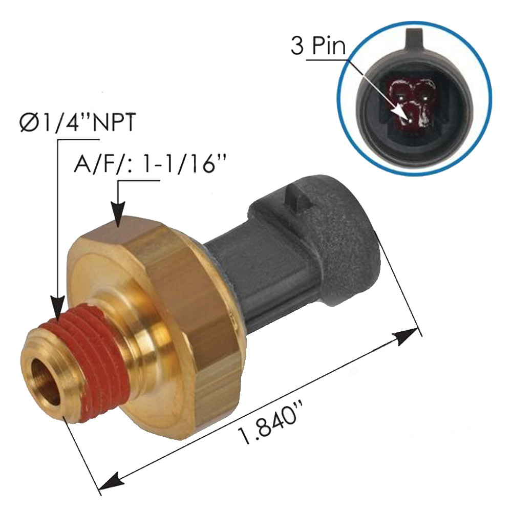 Mack CV MR Turbocharger Boost Sensor 20706228 64MT2101
