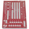 Aluminum Annual Vehicle Inspection Label with Punch Boxes 20-Pack (DAS54SN) - pack
