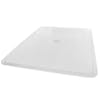 High-Resistance All-Weather 24" x 30" Poly Mud Flap By Grand General - white angle