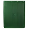 High-Resistance All-Weather 24" x 30" Poly Mud Flap By Grand General - green back 