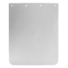 High-Resistance All-Weather 24" x 30" Poly Mud Flap By Grand General - white front