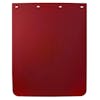 High-Resistance All-Weather 24" x 30" Poly Mud Flap By Grand General - red front