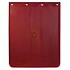 High-Resistance All-Weather 24" x 30" Poly Mud Flap By Grand General - red back