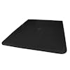 High-Resistance All-Weather 24" x 30" Poly Mud Flap By Grand General - black angle