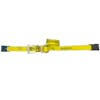  Wide SpinFree Ratchet Strap Assembly With Long Handle - flat hook