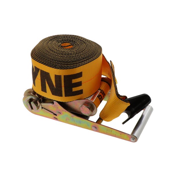4" x 30' Flat Hook Ratchet Strap - Thumbnail