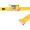 2" Wide Spring Loaded Logistic Ratchet Strap - Gold Strap