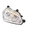 Kenworth T680 Chrome Headlight With Sequential Turn Signal-Side 1