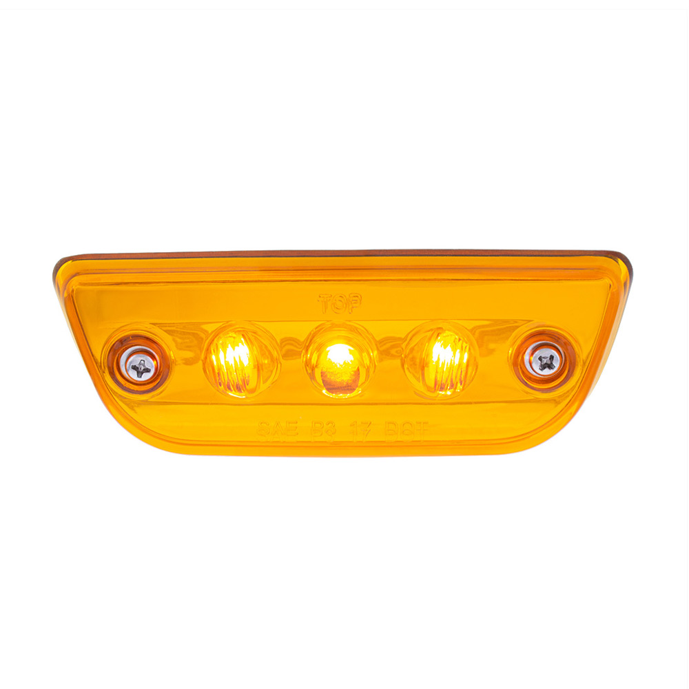 メル47009 Peterbilt 579 & Kenworth T680 Rectangular Amber LED Cab