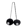 Classic 3" Round Fuzzy 8-Ball (Pair)-Default 