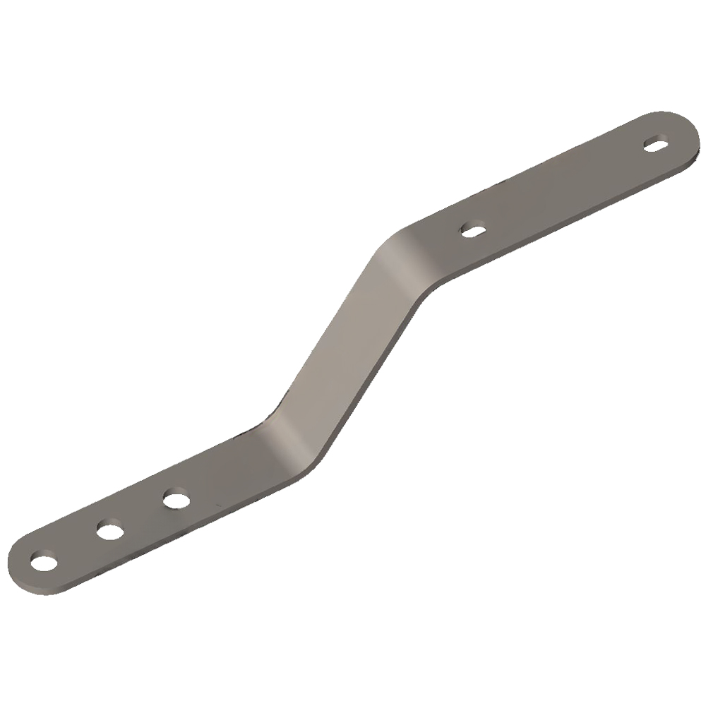thumbnail image 2 of Universal Stainless Steel Exhaust Hanger – Round Band Clamp Style – Adjustable Bracket 2 of 3