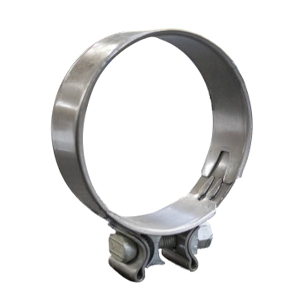  4" Stainless Steel Exhaust Clamp with Protective Steel Sleeve 