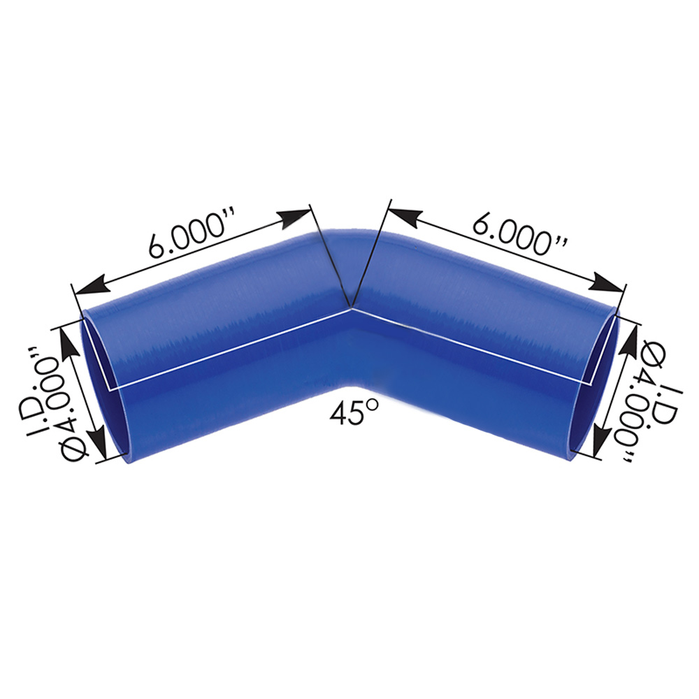 45 Degree Poly Reinforced Coolant Elbow D10294494 - Raney's