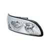 Peterbilt 386 387 Chrome LED Headlight With RGB Position Light Bar Off