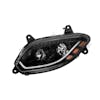 International LT Blackout LED Headlight With Sequential Turn Signal Driver Off