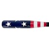 Tire Checker Bat With American Flag Graphic Front Half