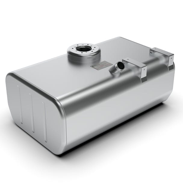 GMC C7500 Aluminum Replacement 54 Gallon Semi Center Fill Fuel Tank