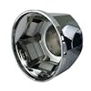 Alcoa Hug-A-Lug Hex Two-Piece Chrome Flange Lug Nut Cover - 1 1/16" bottom