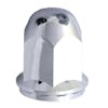 Alcoa Hug-A-Lug Hex Two-Piece Chrome Flange Lug Nut Cover - 33mm top