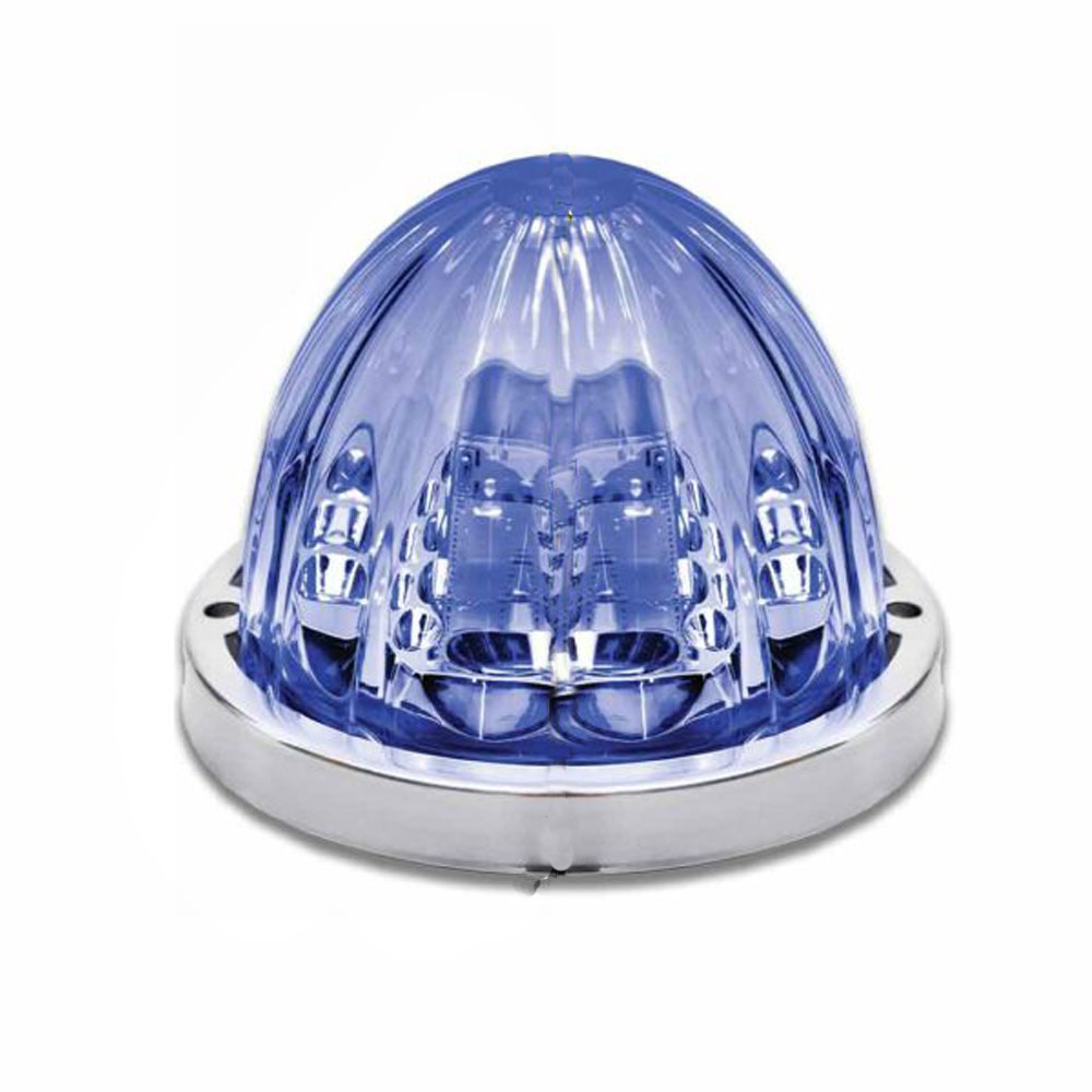Turning Point スーパースター シャイニーライトブルー Star Burst Series Dual Revolution Watermelon Amber LED Turn Signal