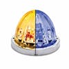 Dual Revolution Watermelon Amber LED Turn Signal And Marker Light Amber/Blue