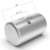 Peterbilt Aluminum Replacement 65 Gallon Fuel Tank Center Fill - dimensions