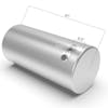 Volvo Mack Aluminum Replacement 120 Gallon Fuel Tank Front Fill dimensions