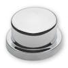 Chrome ABS Plastic 3/4" Lug Nut Cover 12-Pack (100975) - single