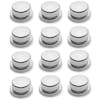 Chrome ABS Plastic 3/4" Lug Nut Cover 12-Pack (100975) - 12 pack