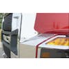 Mack Anthem Stainless Steel Extended Hoodshield Bug Deflector 2018 & Newer-Side View