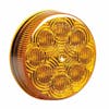 8 LED 2.5" Vantage Series Round Clearance Marker Light By Maxxima Amber Lens