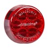 6 LED 2 Round Clearance Marker Light By Maxxima Red Angled