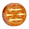 6 LED 2 Round Clearance Marker Light By Maxxima Amber Front On